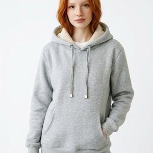 Womens sweatshirt with fleece lining